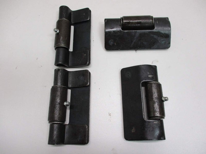 CTW (4) 4.5" Steel Butterfly Weld On Hinges/Cargo Utility Trailer Ramp Door Hinges - Image 2